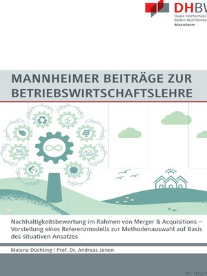cover image of Nachhaltigkeitsbewertung im Rahmen von Merger & Acquisitions